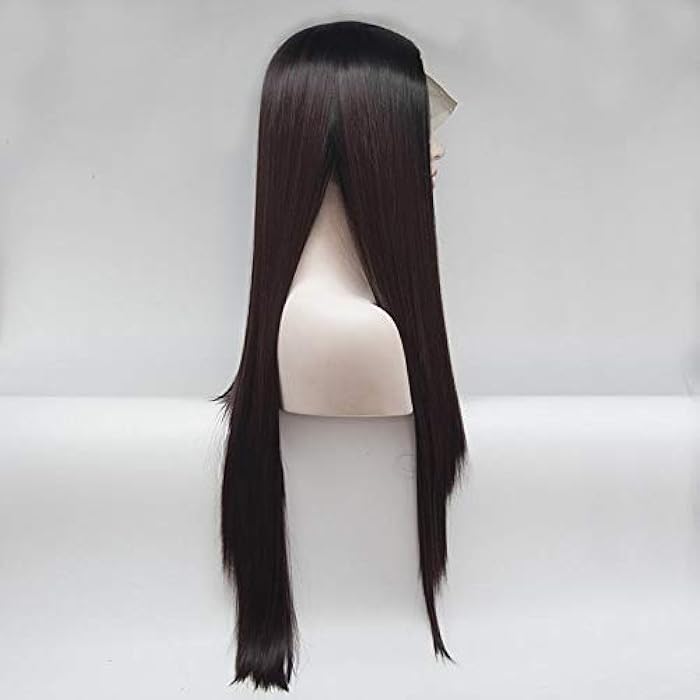 DILLARDS Long Straight Hand Tied Front Lace Synthetic Wig For Women Crystal-Love - Image 5